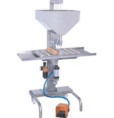 Полуавтоматический шприц для ввода начинки для кексов и маффинов