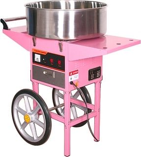 Аппарат для сахарной ваты Starfood ET-MF-05 (520 мм) с тележкой